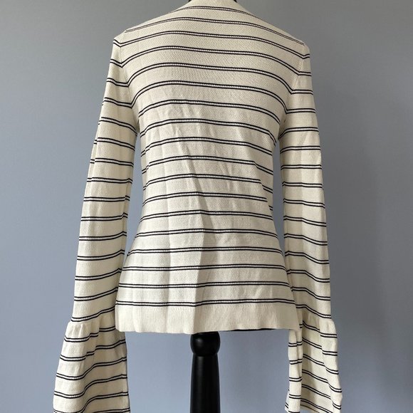 Ann Taylor Striped Long Sleeve - Picture 2 of 4